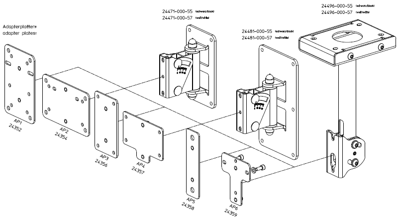 Neues Wand- und Deckenhalterkonzept für Lautsprecherboxen - König & Meyer