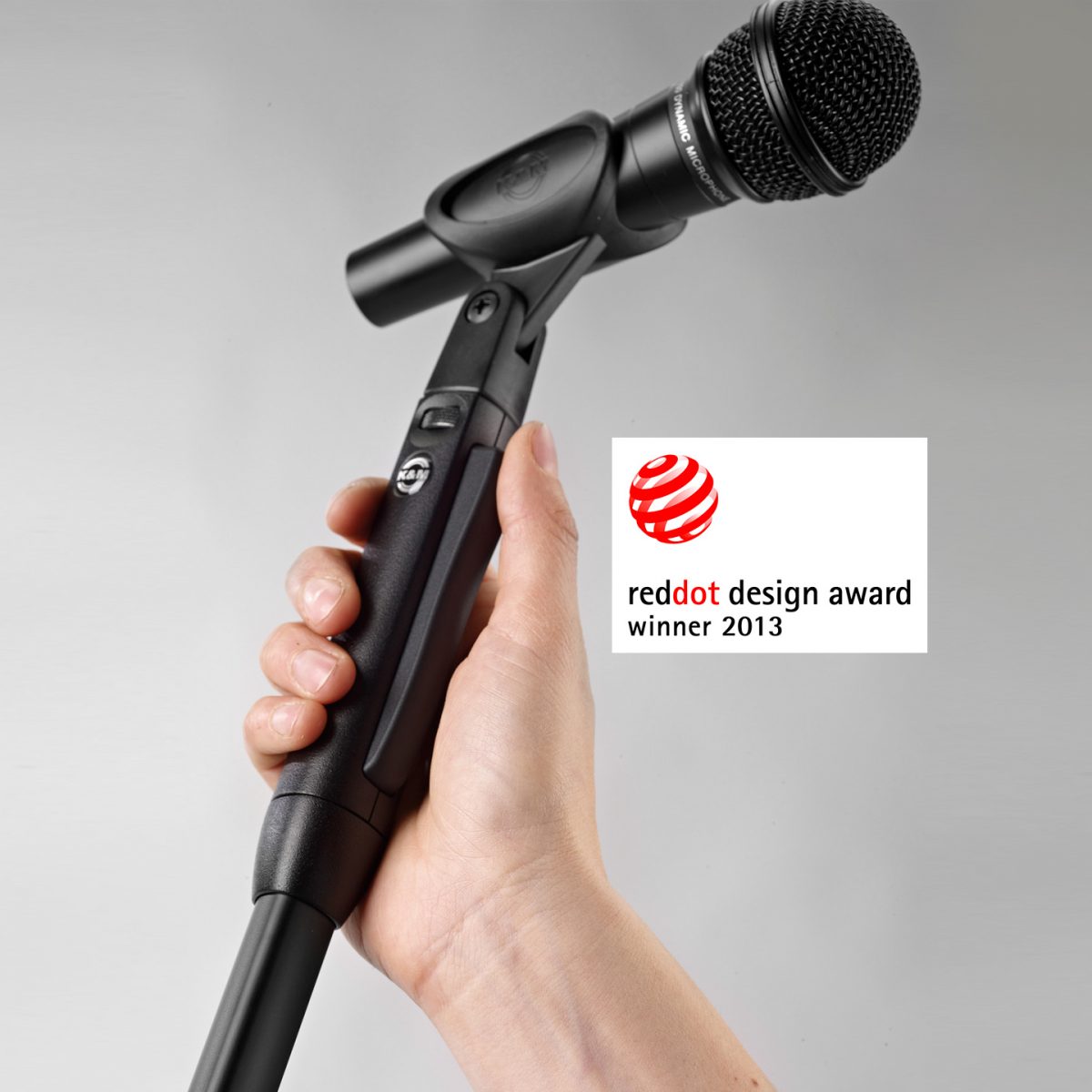 Detailbild des Elegance Mikrofonständer I reddot design award winner 2013