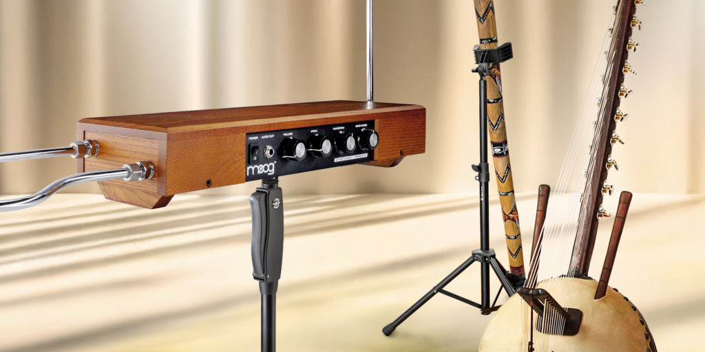 Ausgefallene Instrumente wie das Didgeridoo können auch Halt in einem K&M Ständer finden