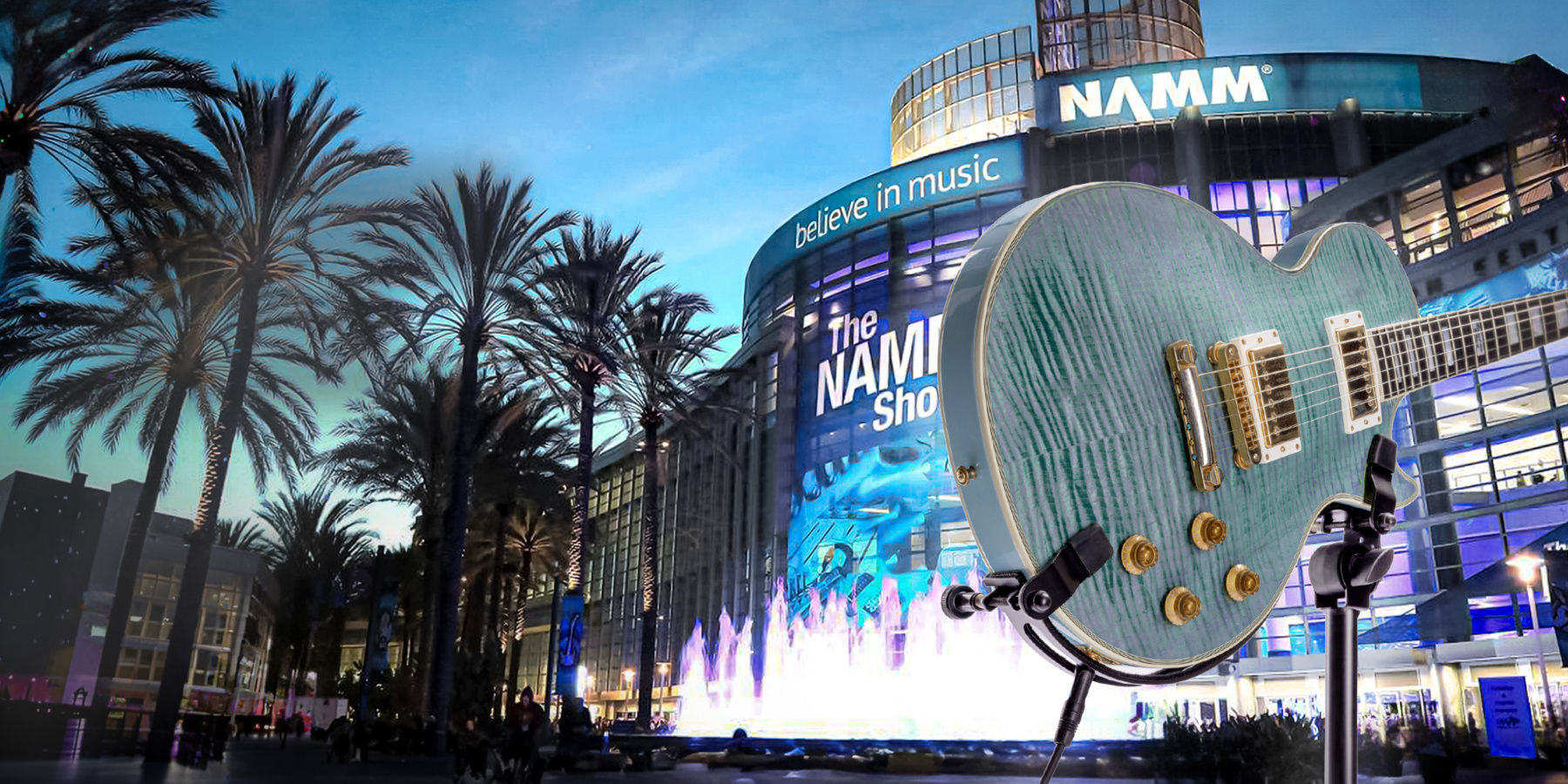 Besucht uns</br>auf der NAMM</br>in Anaheim</br> 22.-24. Januar