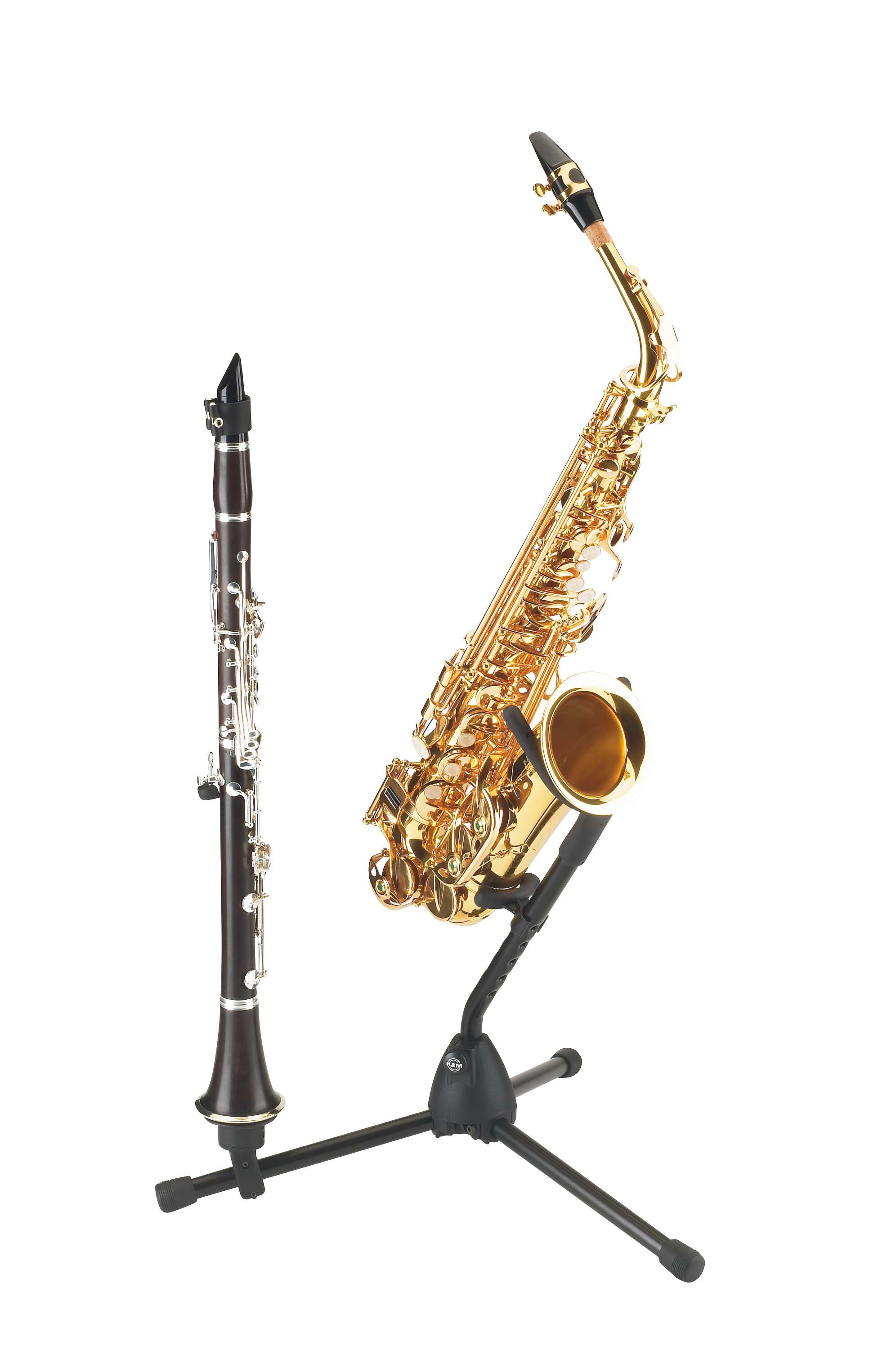 with 2 Detachable Pegs for Flute and Clarinet Peg Black Eastar EST-004 Portable Alto Saxophone Stand Alto Sax 3 in 1 