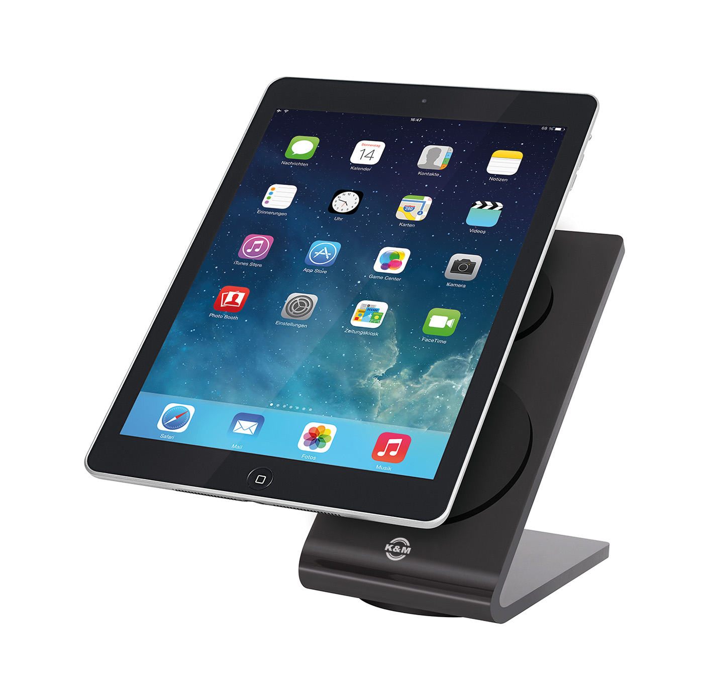 K/&M Stands 19855-000-55 Tablet-PC Stand Black