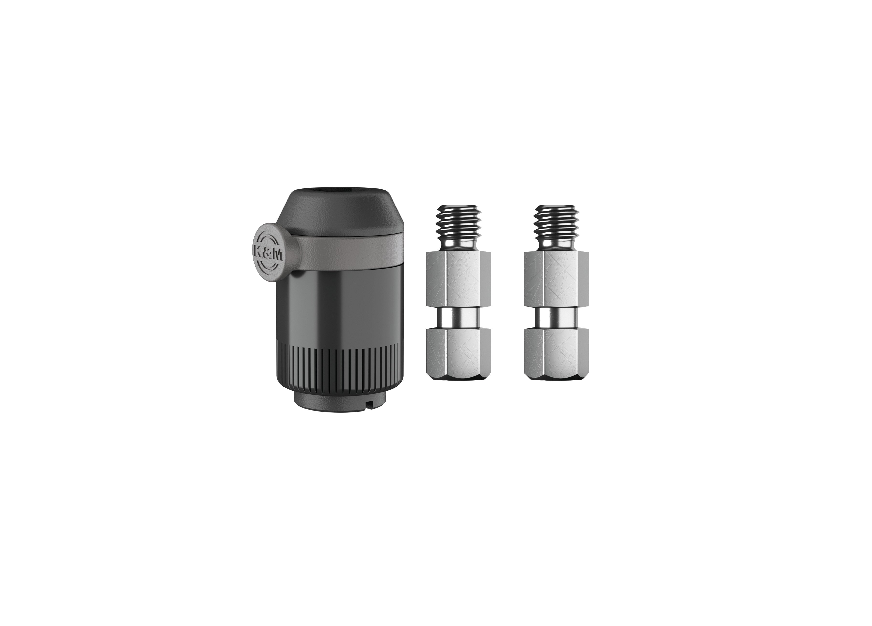 Quick-release adapter for microphones