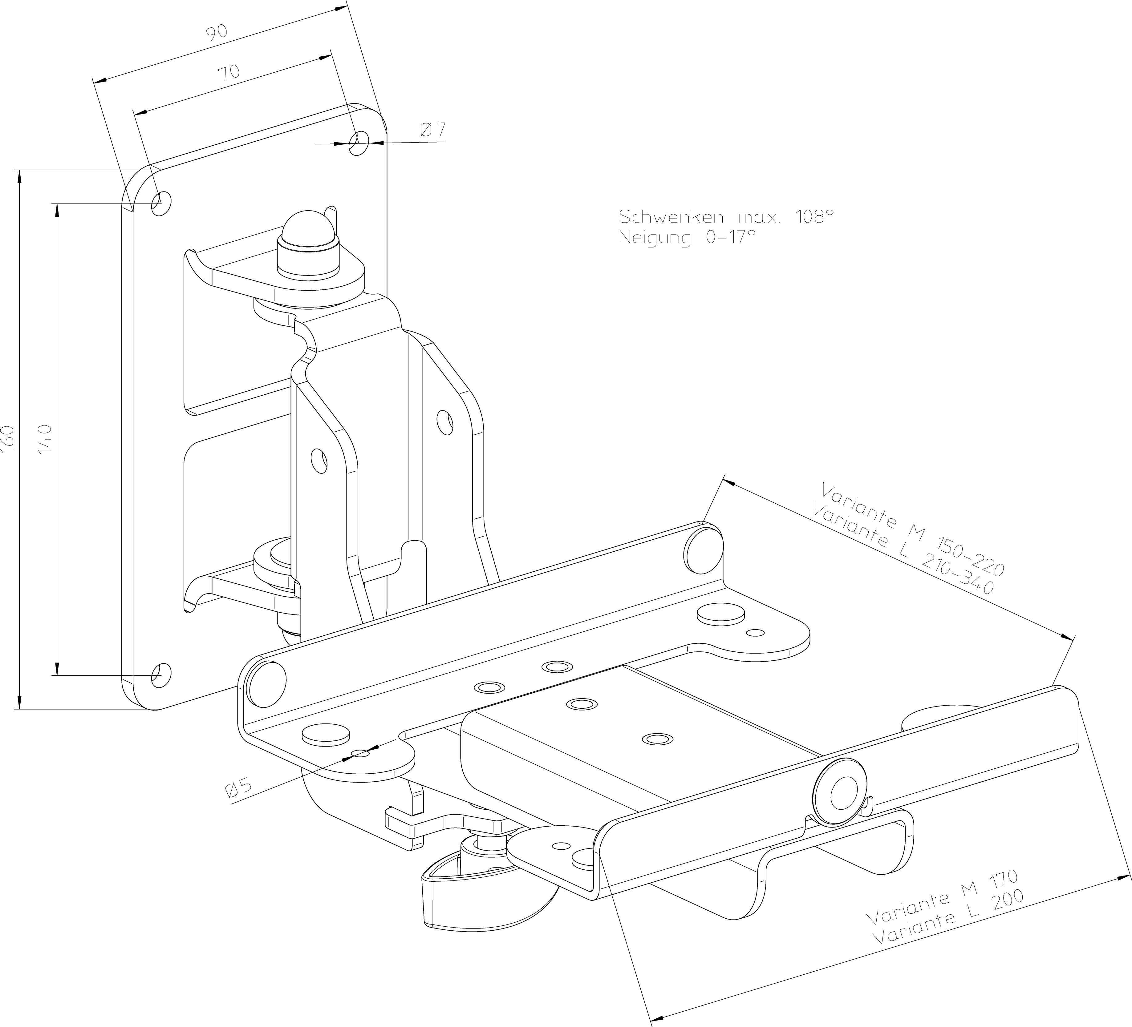 Speaker wall mount L