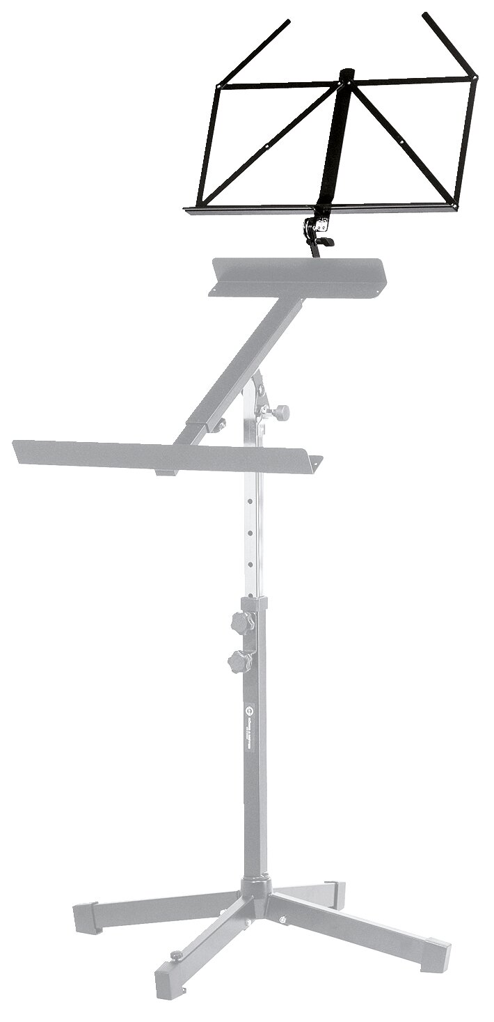 Music holder for dulcimer stand 28070