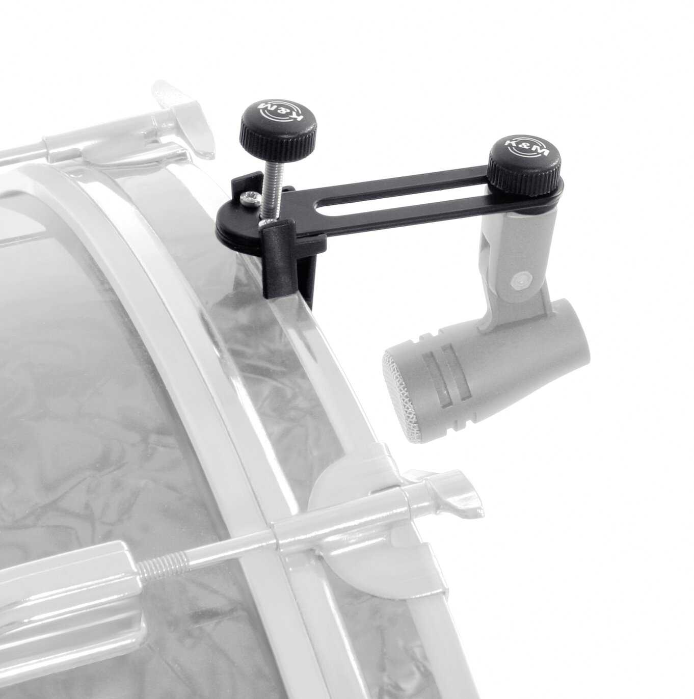Microphone holder for drums