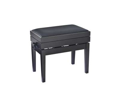 Piano bench with sheet music storage