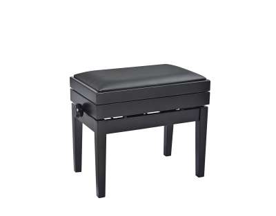 Piano bench with sheet music storage