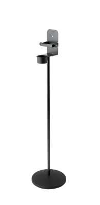 Disinfectant stand with bracket