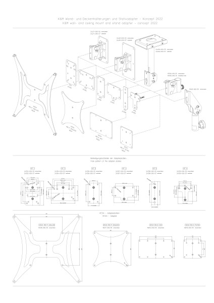 Inclinable stand adapter