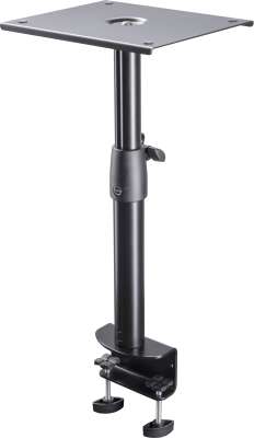 Clamping desktop monitor stand